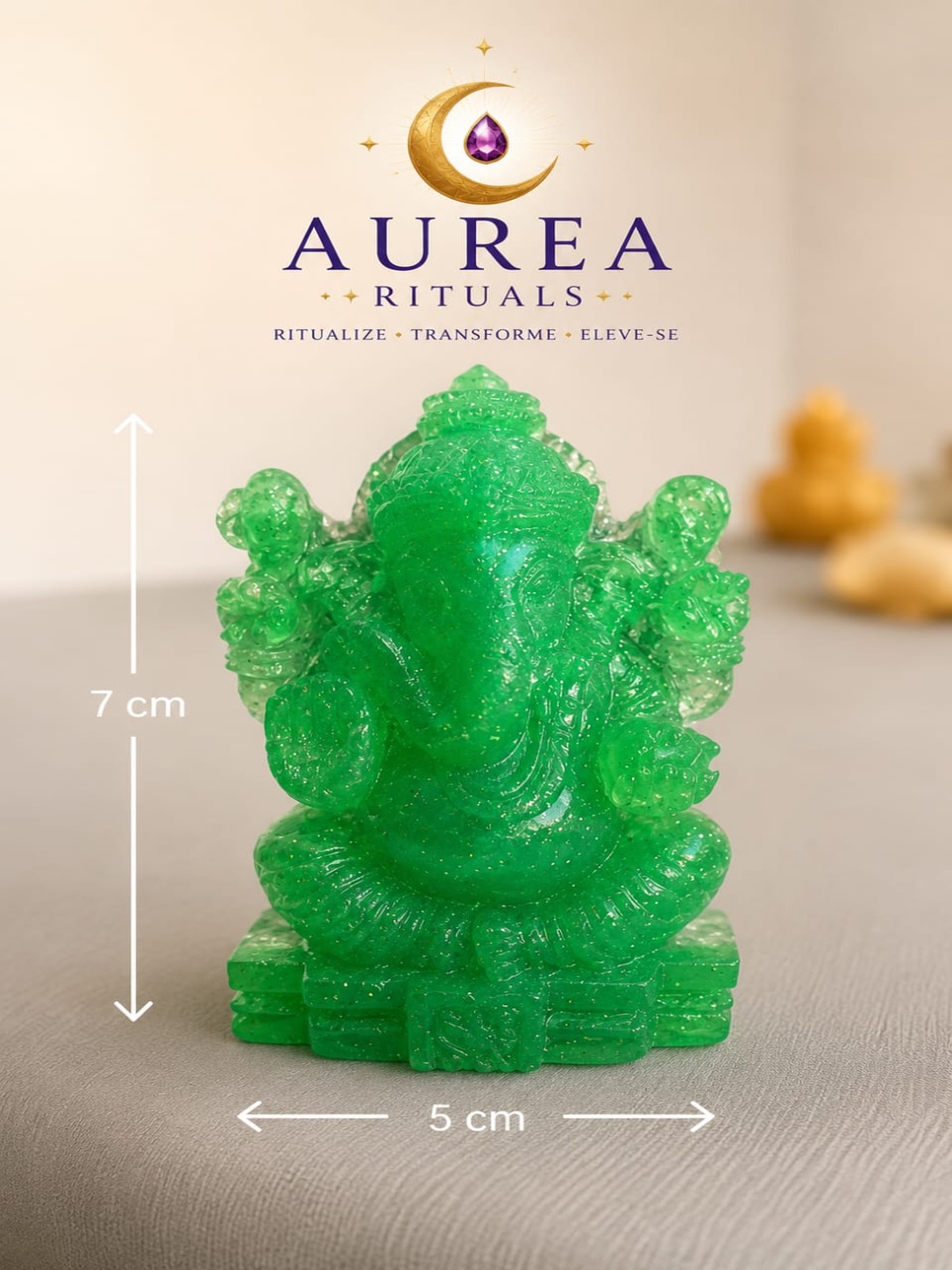 Ganesha da Prosperidade Peça Única e Exclusiva