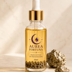 AUREA FORTUNA – Óleo Ritual de Prosperidade | 10 ml