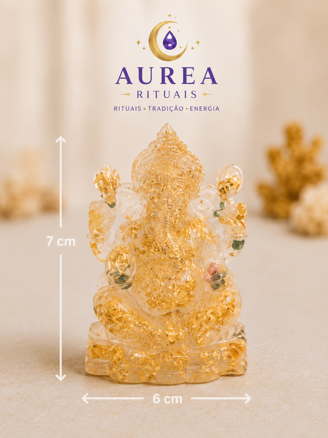 Ganesha da Abundância Dourada