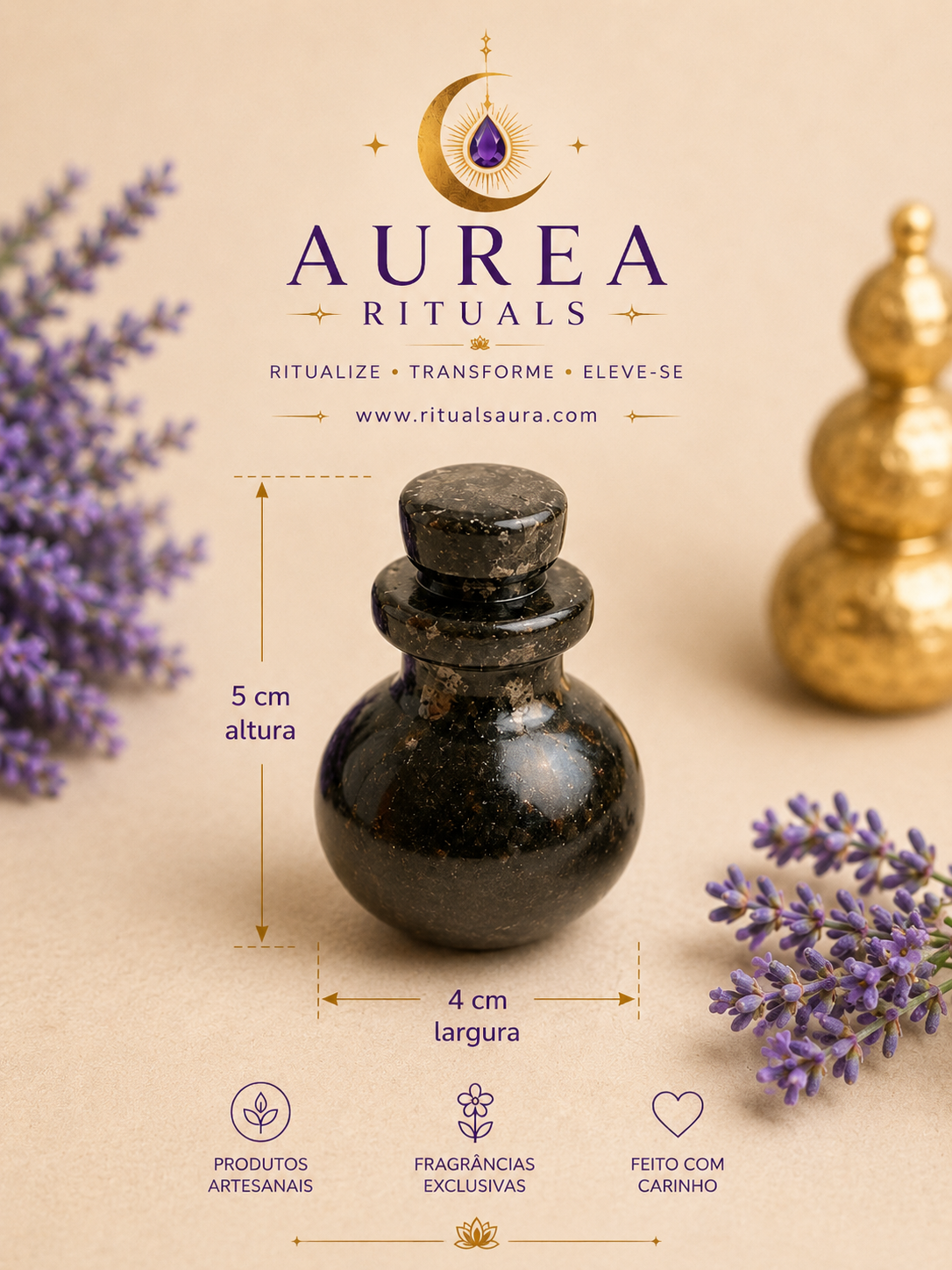 Frascos Artesanais para Óleos – Peça Única - Image 3