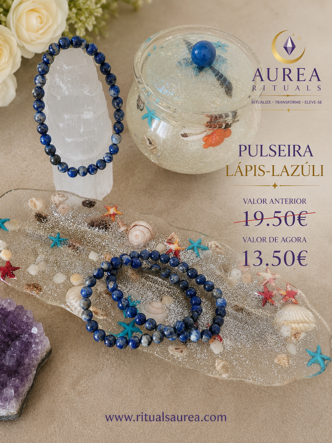 Pulseira Lápis-Lazúli