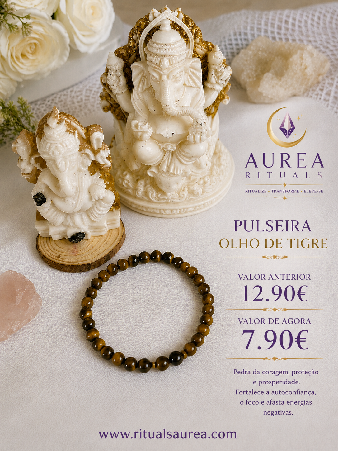 Pulseira Olho de Tigre